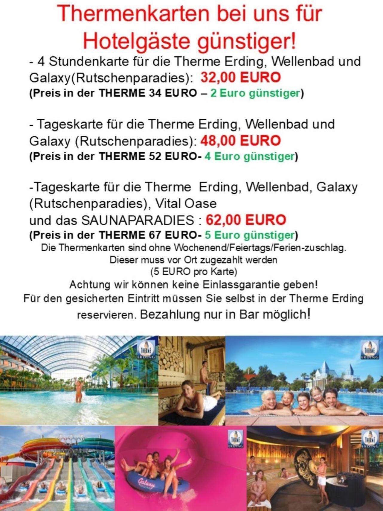 Familienhotel Nahe Der Therme Ердінґ Екстер'єр фото